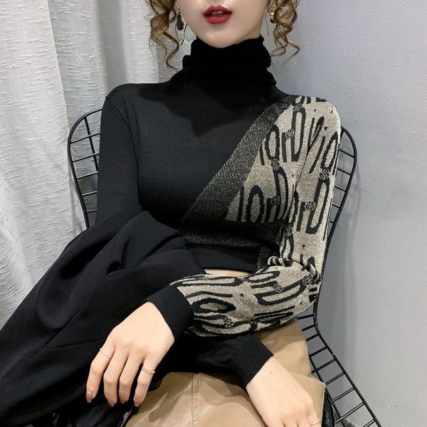 

2021 new pile shiny high-neck silk negligee thin female jacquard, bottom mesh foreign style j561, White;black