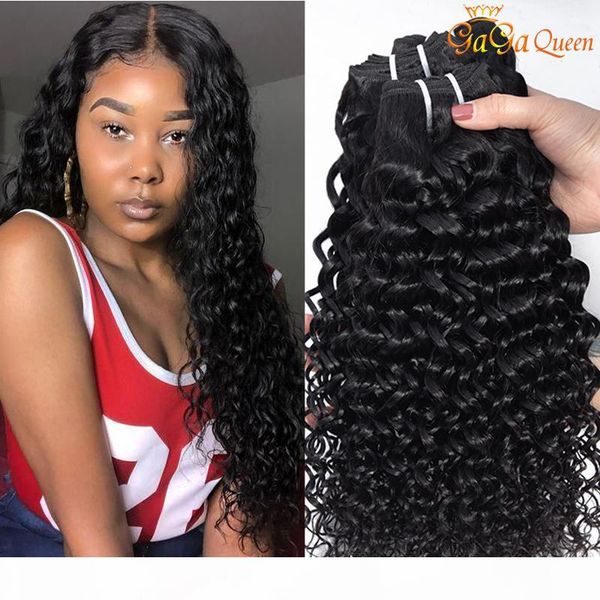 

new arrival malaysian water wave human hair bundles 3pcs malaysian water wave virgin hair human hair weaves, Black