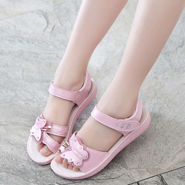 

korean children's princs new girls sandals wenling beach sho in summer of 2019, Black;red