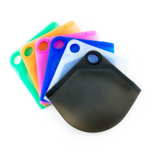 

fashion portable silicone mask case eco friendly dust proof face shield cover holder multi colour gauze mask storage organizer 8oh l2