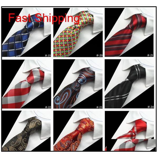 

designer mens ties 38 design silk neck ties 8cm plaid & striped ties for men formal business weddin qylplv queen66, Blue;purple