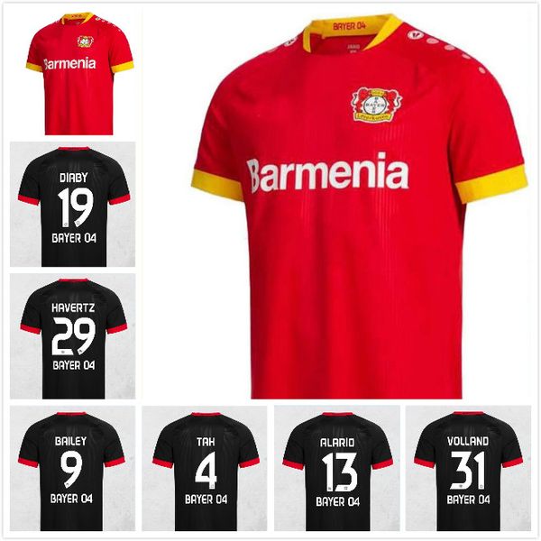 

20 21 leverkusen soccer jersey .bender 2020 2021 bayer 04 leverkusen havertz jersey demirbay alario volland men kids football shirt away, Black;yellow