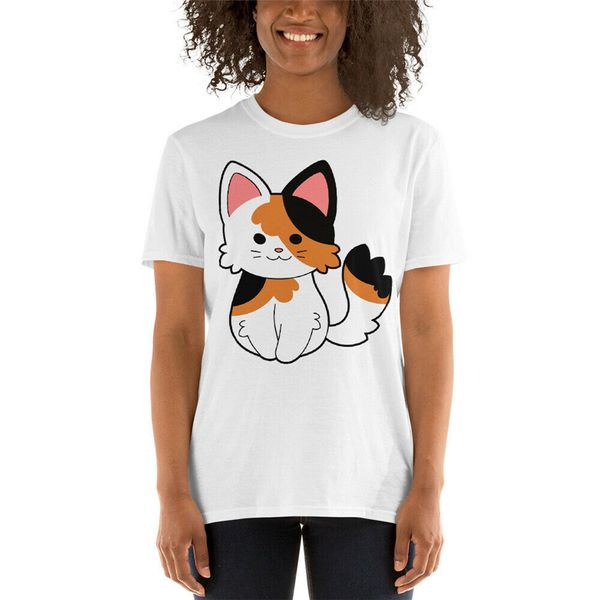 

super cute calico cartoon kawaii cat short sleeve 2xl 21xl hoodie designers t shirts sweatshirt