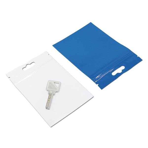 

100 шт. blue white clear front plastic stip lock упаковочная сумка с висящими отверстием линия данных зарядное устройство розничная молния ч