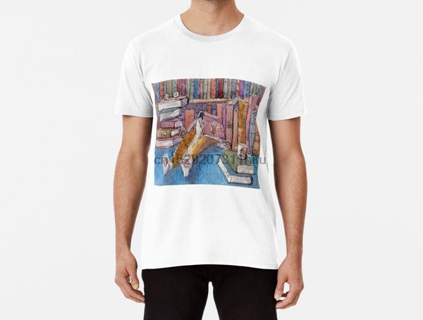 

men funy t-shirt welsh corgi dog who loves to read tshirs women t shirt sport hooded sweatshirt hoodie