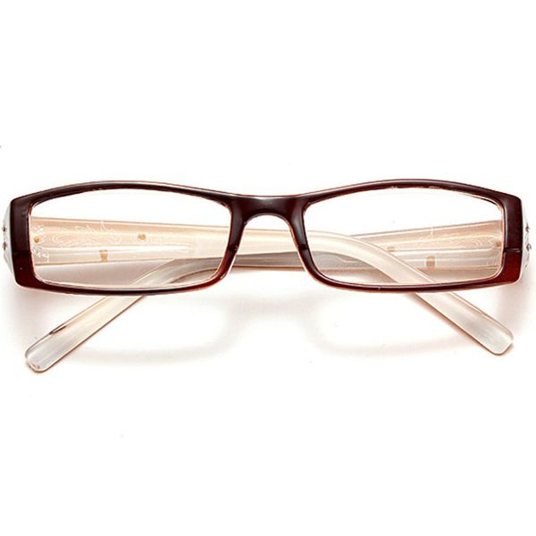 

glasses brown women lunettes men resin reading lens full frame retro carved magnifying presbyopia 100-400 r003