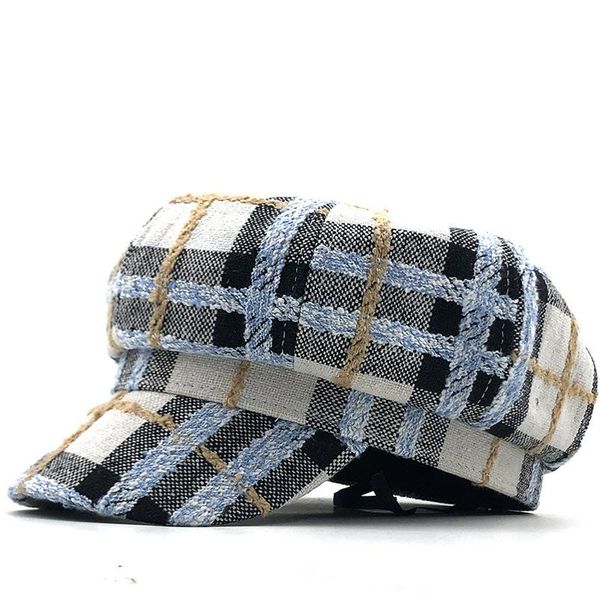 

berets lattice wool ball woolen cap beret octagonal women embroidery hat outdoor leisure boinas para mujer czapka zimowa kapelusz, Blue;gray