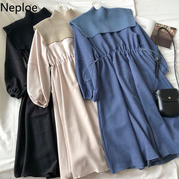 

neploe 2020 fall clothes woman two piece outfits for women korean vintage slim suit knit shawl female roupas 2 piece set 4f9321, Gray