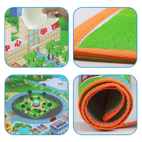 

early education traffic map living room toddler climbing mat children learning walking props pe film cotton material 120900.4 wmtrhl xhlove
