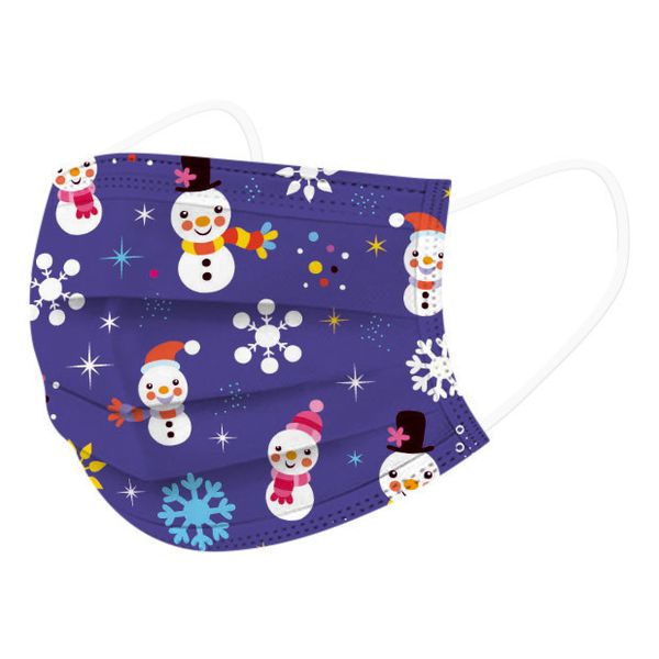 

2021 latest face disposable fabric new facial christmas children's 10pc mask santa 3ply earhook protective mascarilla reutilizable#yl5