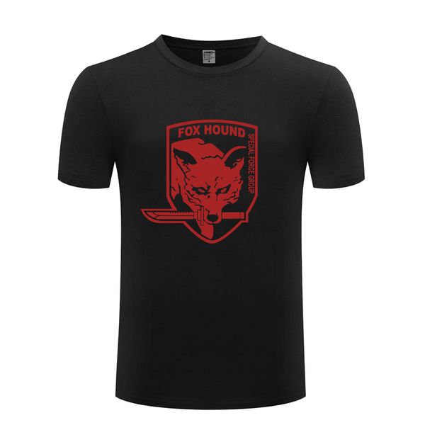 

mgs fox hound metal gear solid game men's t shirt t shirt men 2018 new short sleeve cotton casual tee sport hooded sweatshirt hoodie
