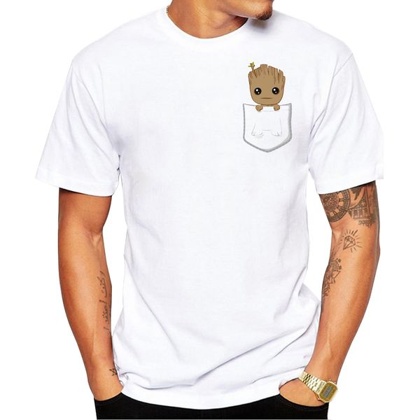 

2019 new arrival funny pocket men t-shirt short sleeve casual tee shirts hipster funny sport hooded sweatshirt hoodie