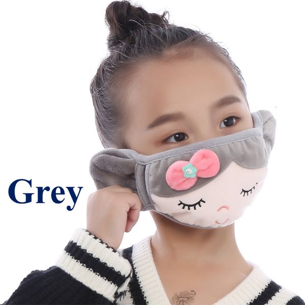 

kid factory winter 2021 children new designer warm cartoons face mask muffs outdoor cotton mouth ear cover reusable washzpfw