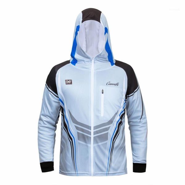 

professional fishing hoodie anti-uv sunscreen sun protection face neck fishing shirt breathable quick dry clothes1, Black;red