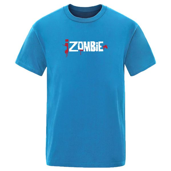 

2020 vintage zombie print solid color summer short sleeve s crew neck fashion man sport hooded sweatshirt hoodie men t shirt
