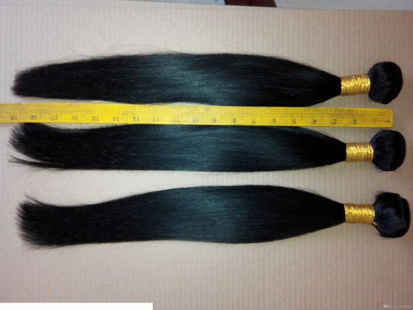 

off black color brazilian straight hair extensions 100% human hair weave 10-30 inchs double weft hair extensions