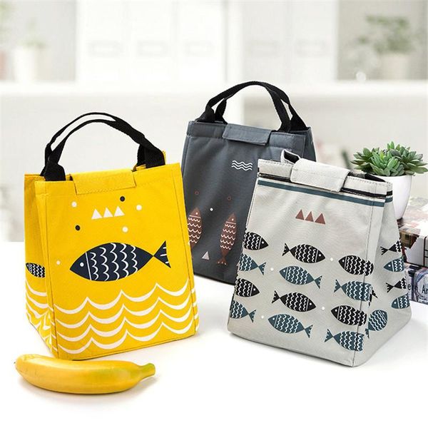 

lunch box portable insulated oxford cloth lunch bag thermal food picnic lunch bags for women kids