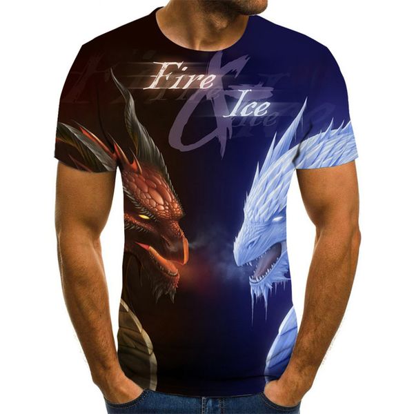 

wolf animal cool male male 3d print shirts graphic hentai harajuku men clothing