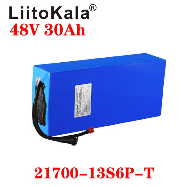 

liitokala 48v 30ah 21700 5000mah 13s6p lithium ion battery scooter batteries 54.8v electric bike
