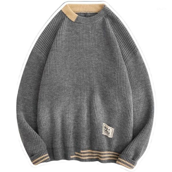 

jersey de punto para hombres de talla grande, jersey liso, suéteres, camisetas coreanas harajuku estilo hip hop,suéter negro,1, White;black