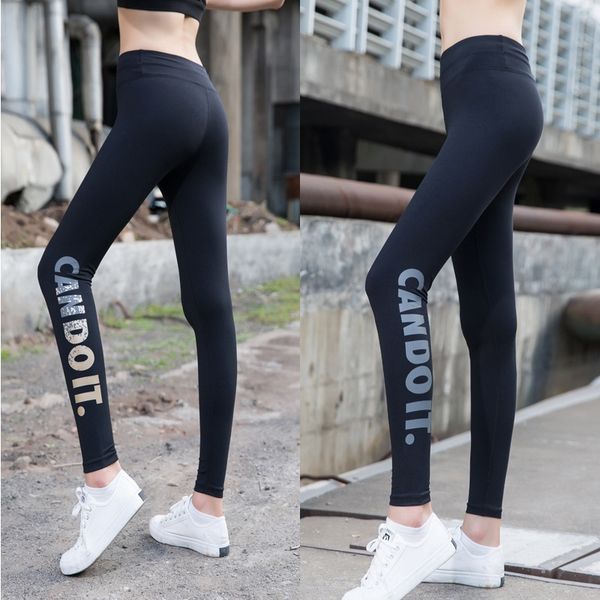 

2019 new autumn and winter wordsbreathablesweat pants yoga pantsabsorptionrunningdancingfitness and yoga pants for women cbj8k, Gray