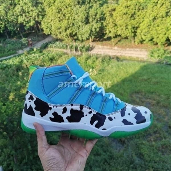 

new volt 11s shoes men basketball chunky dunky milk 11 jumpman trainers reflective green des chaussures sneakers zapatos size us -13, Black