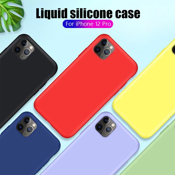 

onliving iphone 11 12 pro mobile phone case soft silicone bumper scratch-resistant microfiber lining hard shell shockproof