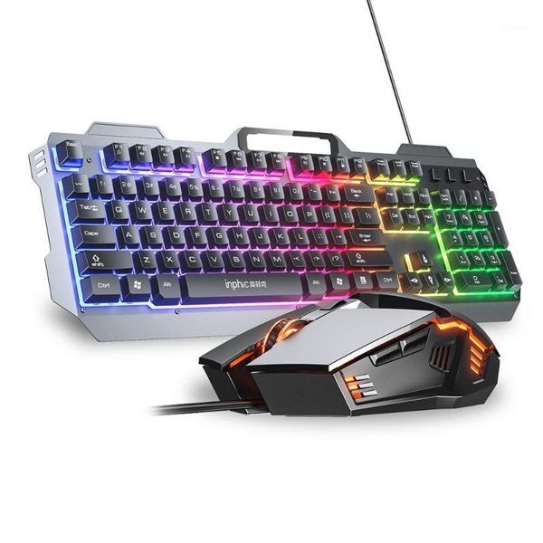 

keyboard mouse combos gaming and wired backlit mechanical gamer kit 4000dpi ergonomic rgb for deskpc lap
