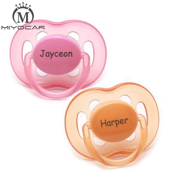 

pacifiers# miyocar personalized any name can make 2 pcs pacifier dummy unique gift to baby custom