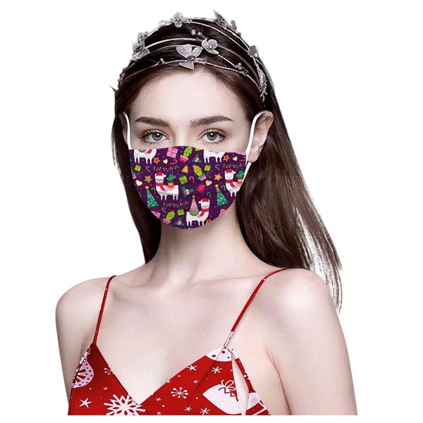 

2021 latest newchristmas layer industrial disposable 3 filter hygiene 50pcs thicken face mouth mask earloop masque fast delievry new