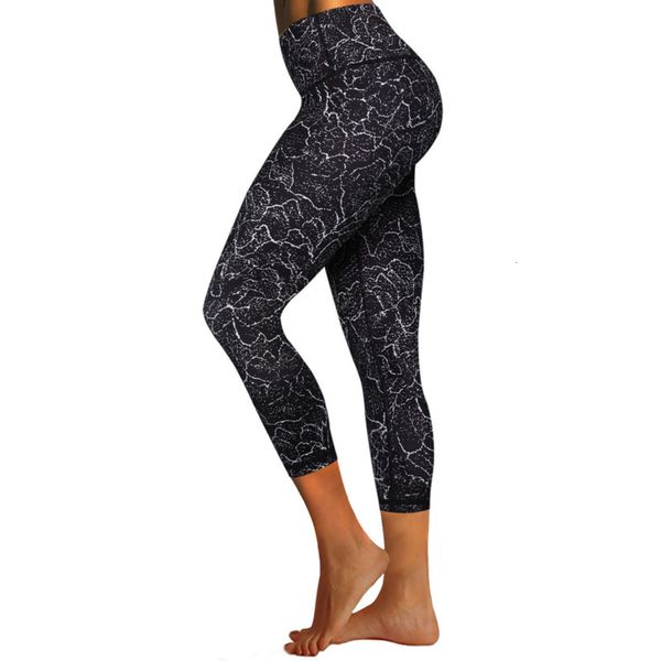 

crack digital printing girl yoga 22 pants (bwsb0227, Gray