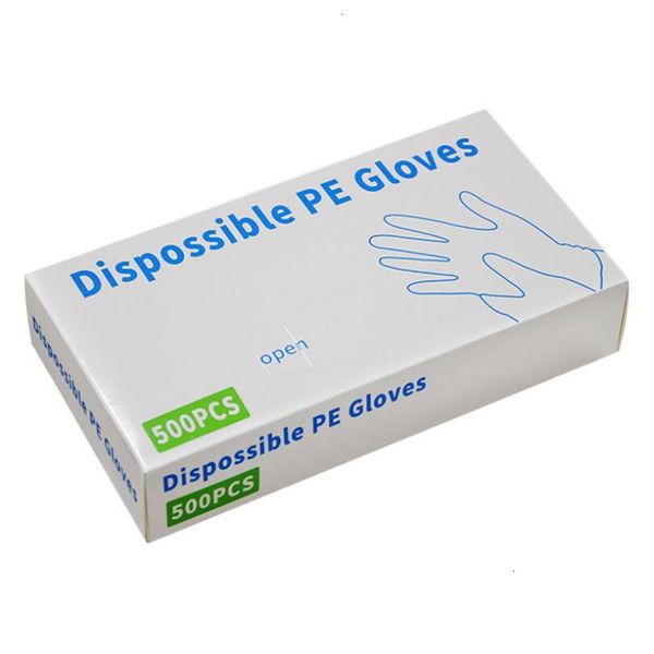 

high-density quality pe material thicker protective disposable high golves kitchen household cleaning glove food grade g
