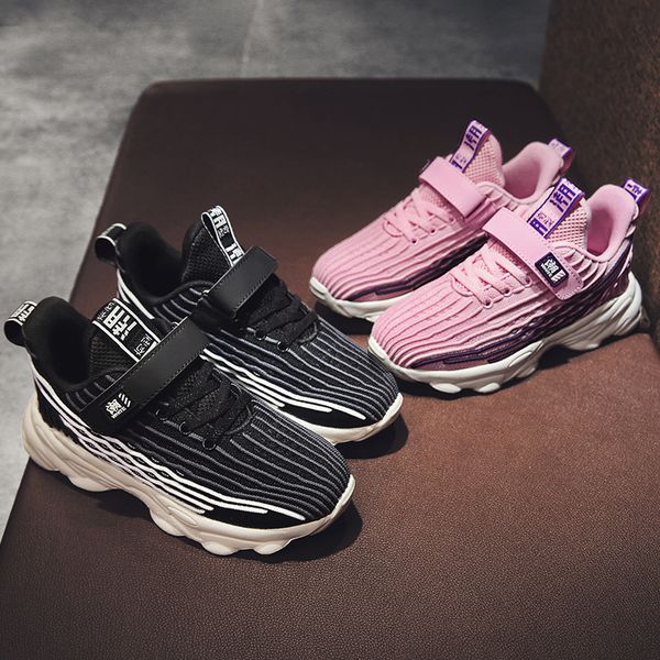 

Manufacturers spot direct hiking casual comfortable shoes 2020 summer magic stickers children's shoes new breathable cold adhesive children, Black;red