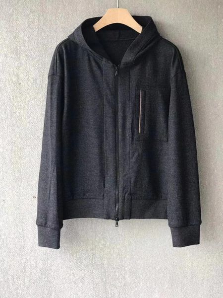 

2020 new ladies fashion long sleeve hooded collar wool jacket 0824, Black;brown