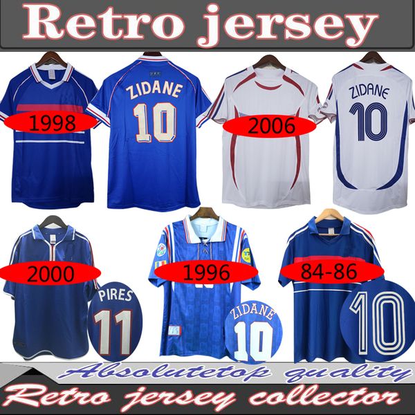 

ретро франция maillot de foot 1982 84 96 98 zidane 2000 04 06 французский французский 2020 2021 игрок учебные учебные мужчины детские компле, Black;yellow