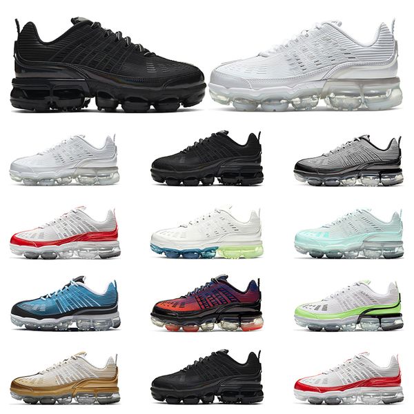 

2020 mens sneakers 360 running shoes triple white black metallic silver gradient upper varsity royal pink womens sports fashion outdoor