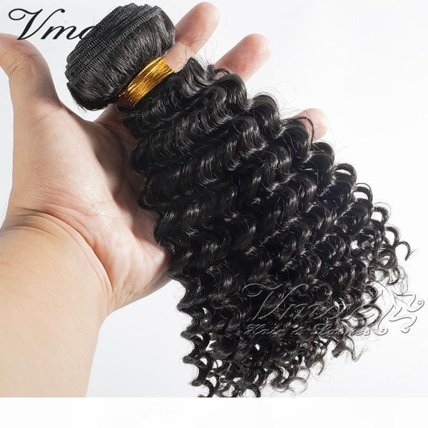 

vmae brazilian virgin natural black kinky curly wave hair 100% unprocessed hair weft human hair extensions 3 bundles