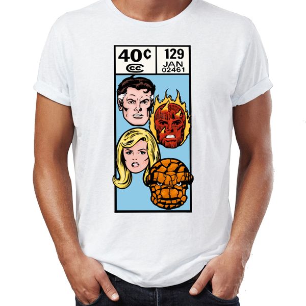 

men's t shirt 80s comic book fantastic four awesome illustration artwork printed tee sport hooded sweatshirt hoodie