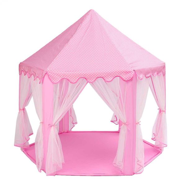 

portable princess castle play tent activity fairy house fun playhouse beach tent baby playing toy gift for children 1020