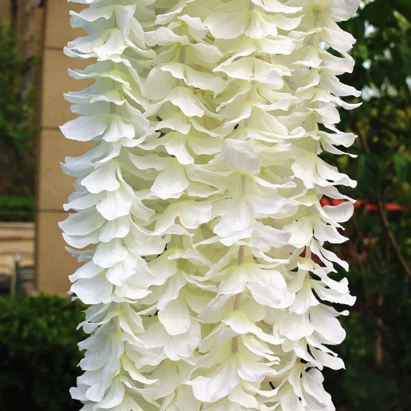

umz4mu 50cm legant orchid wisteria vines each strip long silk artificial decorative flowers wreaths for wedding party decorations 1 n