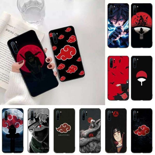 

uchiha naruto animated mobile phone shell huawei mate 20 lite pro nova 5t honor 8a 8x9x20 10 10i