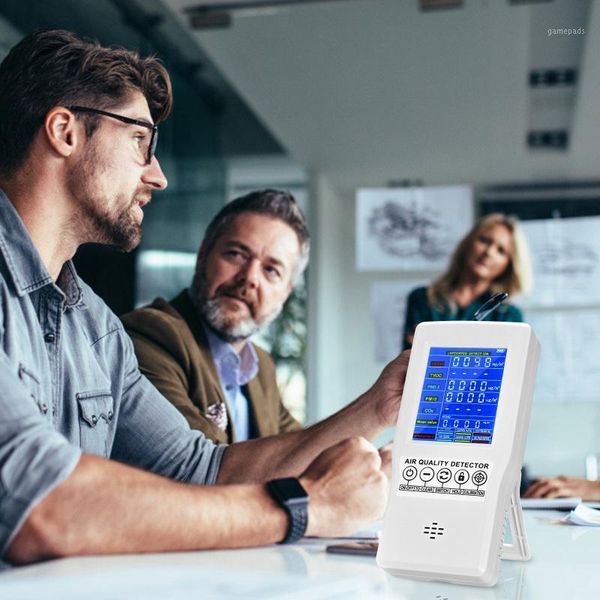 

air purifiers formaldehyde accurate testing pm2.5 pm10 co2 aqi detector home office indoors measuring tool quality monitor multifunctional1