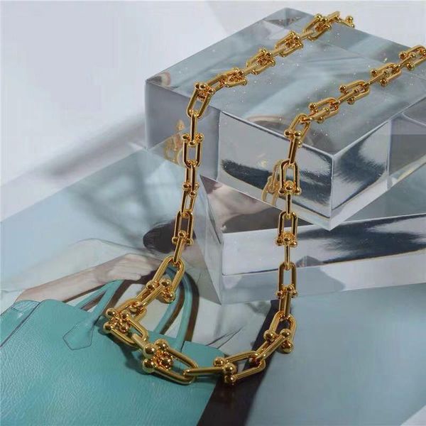 

chains women's original u-shaped necklace, s925 silver jewelry, valentine's day gift, for charming people to provide classic fashi