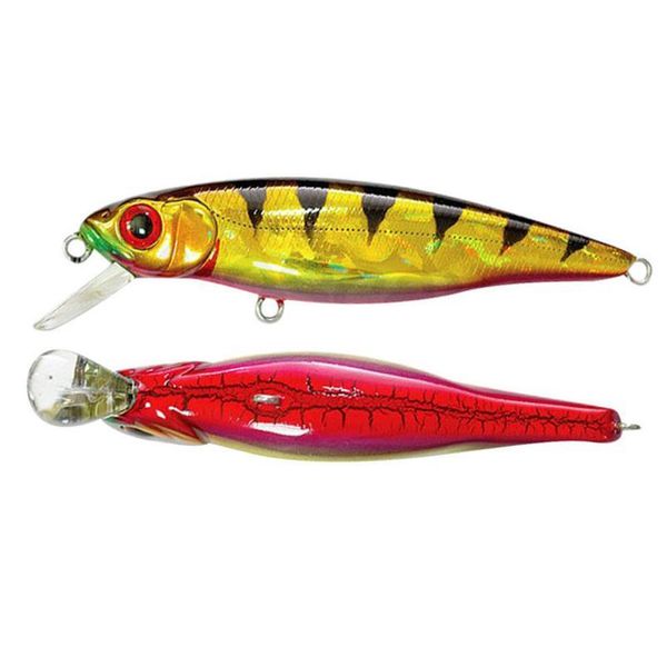 

1pcs popular laser minnow fishing lure 8.5cm 9g pesca hooks fish wobbler tackle crank bait artificial japan bait hard jllwiw