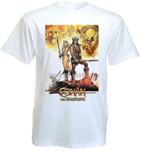 

conan the barbarian v4 t-shirt white poster all sizes s...5xl sport hooded sweatshirt hoodie