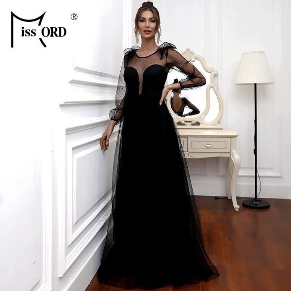 

missord autumn see through mesh party dress black beach maxi dress backless solid color elegant celebrity women m05281, Black;gray