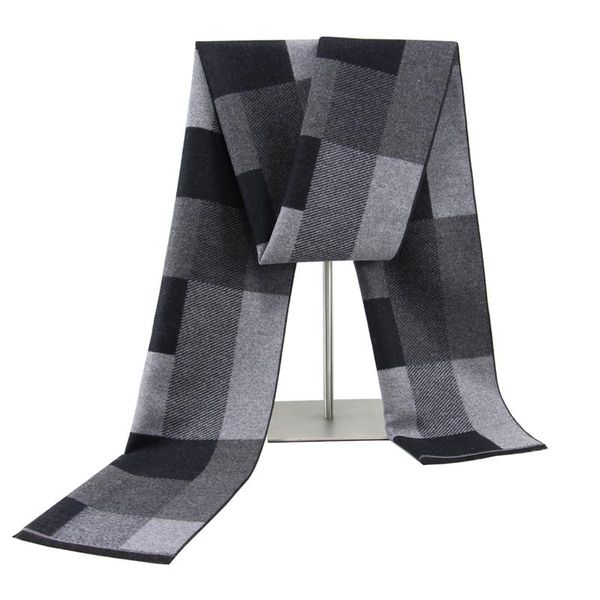 

scarves scarf for men,men's scarf, middle-aged warm winter cashmere soft, Blue;gray