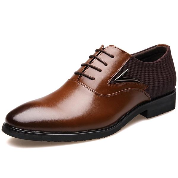 

dress shoes men trend wedding leather black fashion breathable for male footwear loafers big size 38-48