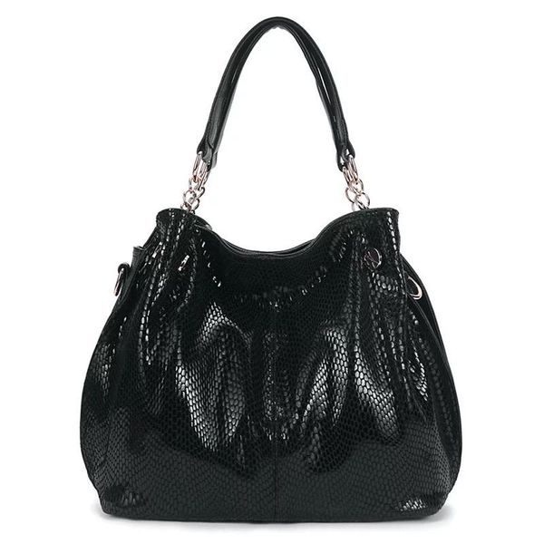 

new women large-capacity snake-print shoulder bag messenger bag ladies fashion handbag commuter
