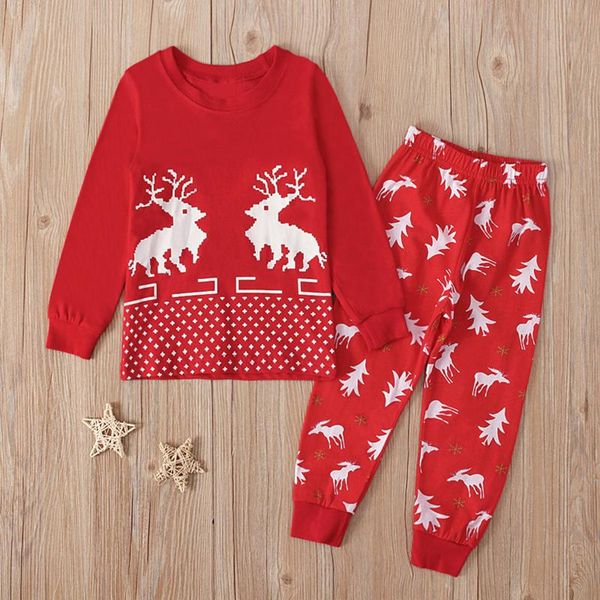 

christmas deer print sets newborn infant baby girls boys +pants set outfits clothes baby christmas clothes vetement fille, White